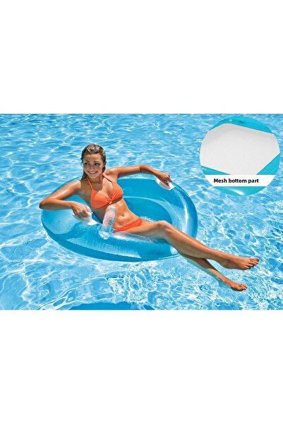 Intex 119 cm Seaside Ring with Mesh and Glass - Sofa Inflatable Lounge Bagel