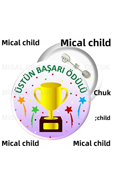 Misal Çocuk روزيت 12 - جائزة النجاح الممتاز (5 قطع)