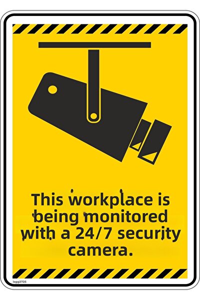 isgtabelam 15×20 سم/3 قطع/ملصق فسفوري/نطالب بوقف التصوير عند الكاميرا/النسخة 6-2