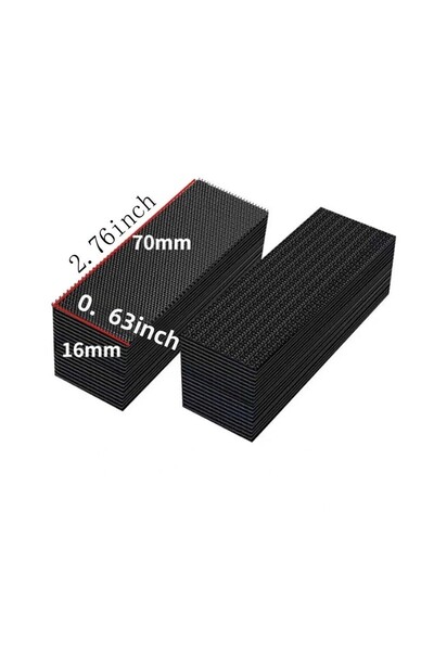 Choice 20 قطعة (10 أزواج) شريط تثبيت مزدوج الجوانب مستطيل قوي ذاتي اللصق لأرض...