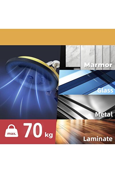 Badem10 Double Plastic Glass Suction Cup Vacuum Tile Tool Holder Transport Car Bodywork Dent Puller Fix