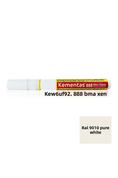 Kementaş RAL 9010 غطاء كامل أبيض نقيقلم تنقيح غطاء كامل أقلام تنقيح