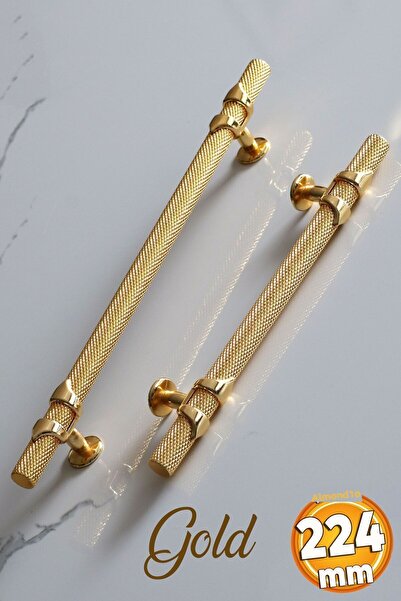 Badem10 Burç (PREMIUM) 224 mm Gold Golden Mobilier Sertar de bucătărie Dulap ...