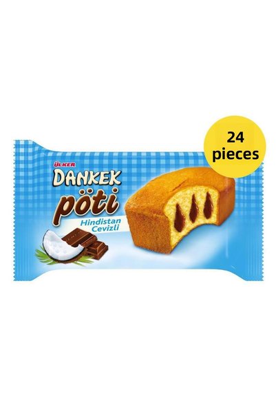 Ülker Dankek Pöti Muffin Cake with Coconut 35 g X 24 Pieces