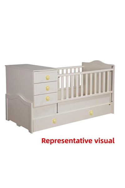 Badem10 Πλαστική κρέμα μαργαρίτας 5 τμχ Παιδικό δωμάτιο Ντουλάπα Ντουλάπα Κάλυμμα Έπιπλα Κουζίνας Συρτάρι