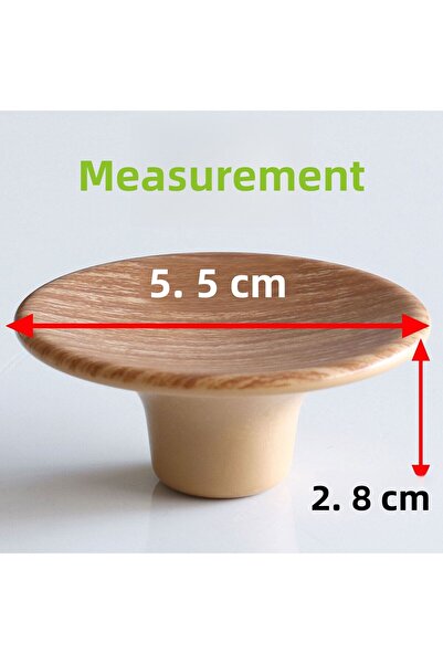 Badem10 Bohemian Plastic Inner Concave Button 10 τμχ Έπιπλα καρυδιάς Συρτάρι κουζίνας Ντουλάπα Ντουλάπα Λαβή Λαβή