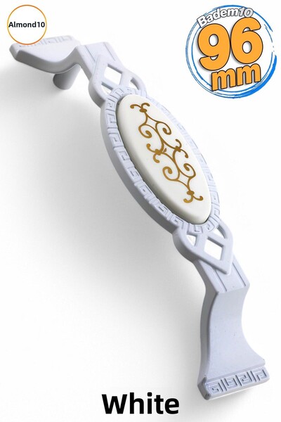 Badem10 Capac dulap cu sertar de bucătărie Palmira cu bilere metalice și mâne...