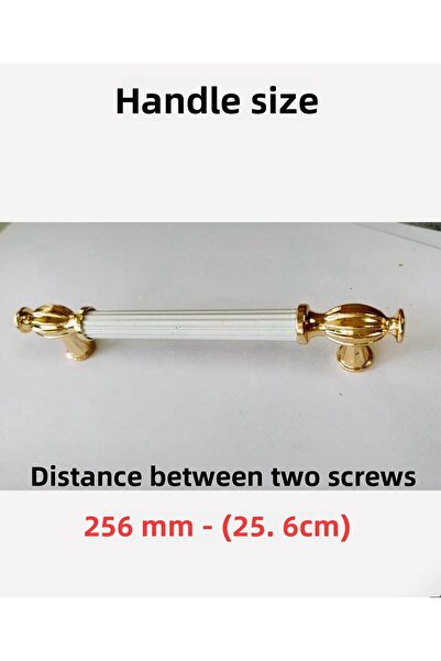 Porcellana Perla 25,6 cm METAL Dulap Sertar Dulap Bucătărie Baie Mobilier Cameră Copii Mâner Mâner Kulb Kulb-256mm