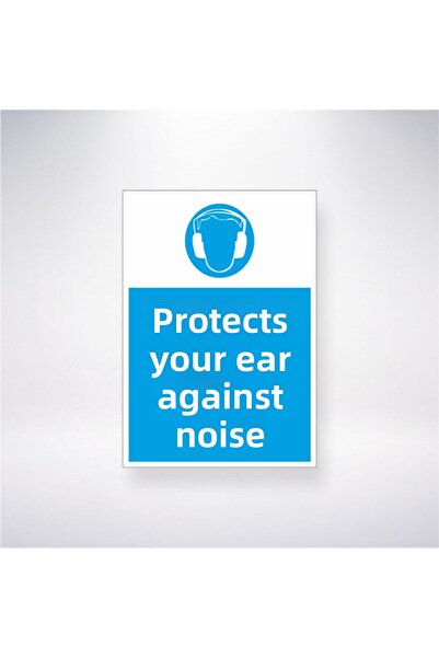 Reysa Tasarım حماية الأذن ضد الضوضاء مقاس 21 × 35 ملصق لاصق على الظهر