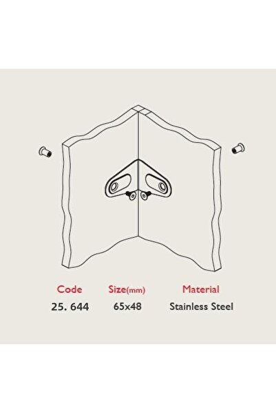 Gürçay Conexiune dulap inoxidabil L 25.644