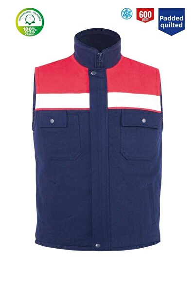 MyForm 09135 Vestă Winto Bleumarin/Roșu