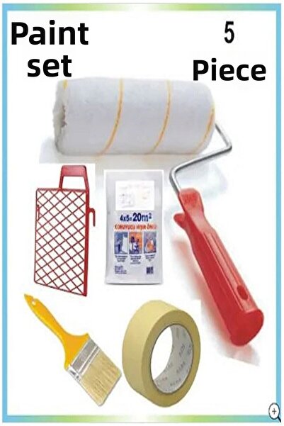 ALPERYAPI مجموعة فرشاة رسام مكونة من 5 قطع