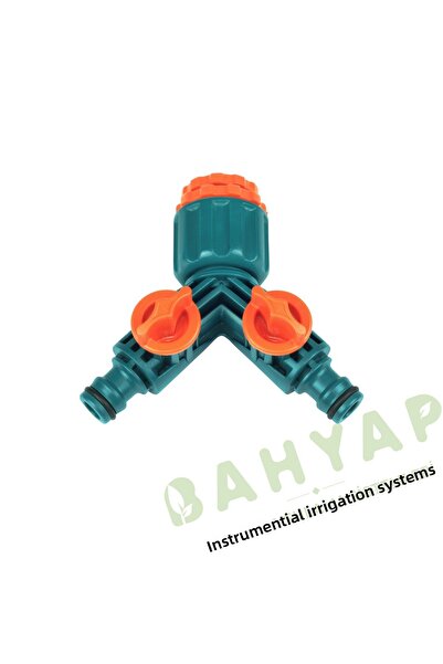 Bahyap Grajdă de udare de grădină 2 priză distribuitor robinet cu supapă raco...