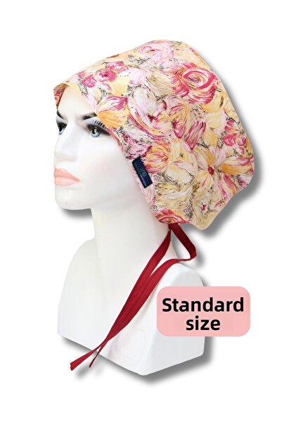 doktorbonem Mărime standard Pictură în ulei Flori Galben Chirurgie Bonete Doc...