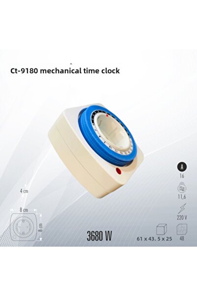 Cata Time Adjustable Mechanical Socket Ct 9180 1 Piece