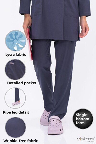 Vistros Medikal Hijab Luxury Quality Lycra Women's Medical Uniform Doctor Nur...