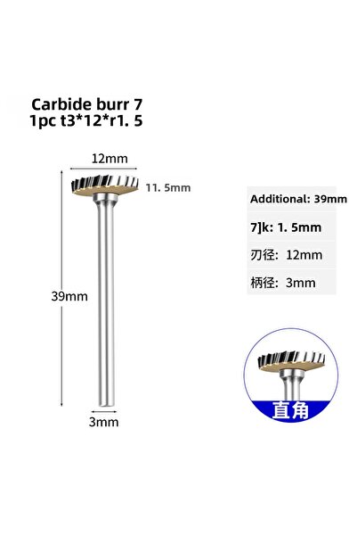 Choice1 Carbide Cutter T1.5 T Type Carbide Rotary File Arc Metal Cutter Bit T...