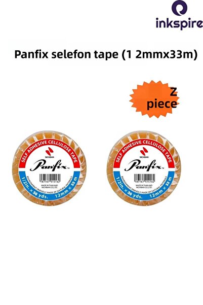 inkspire 12x33 metri 2 bucăți bandă celofan - compatibilă cu mașini, bandă Sela puternic adezivă