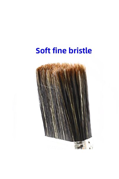 Badem10 Plastic Handle Oil Paint Brush No: 2 Painting Painter Brush Hobby Art Wall Metal Wood Painting