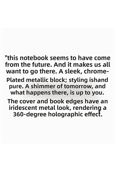 NUUNA Fluid Chrome S Dotted Notebook