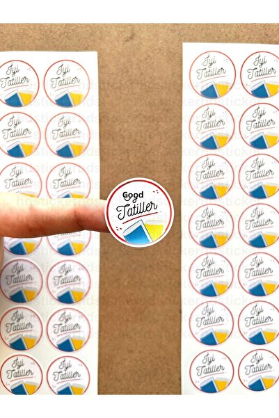 hdsticker 42 bucăți 3 cm Autocolant adeziv pentru vacanțe bune Etichetă pentr...