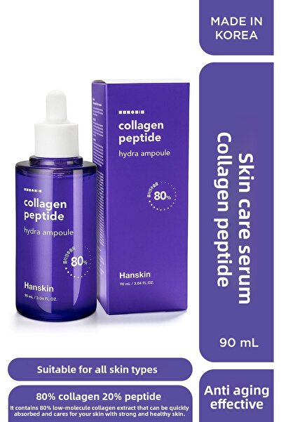 Hanskin 90ml Face Serum - 80% Collagen, 20 Types of Peptides/Anti-Aging