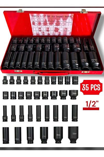 zamir hirdavat 35 Pieces 1/2 Air Black Socket Mouth