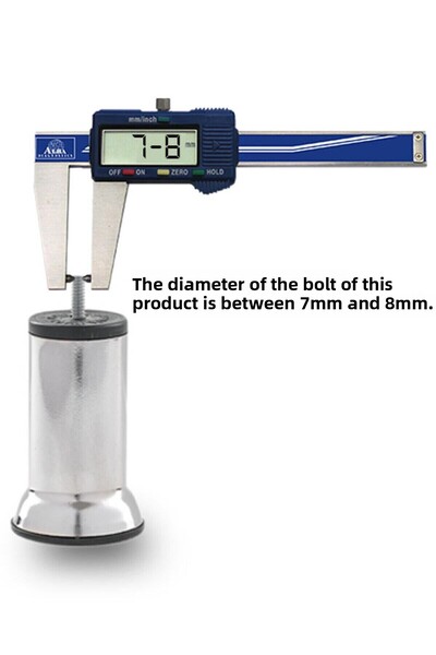 Bestekar 12 cm Picior de bază Picior de scaun Picior de canapea cu șurub M8 (file fin) (24 bucăți) 12CM-BAZA-FOOT-24 buc.