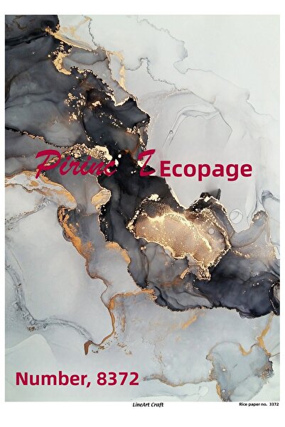 LİNEART ورق ديكوباج نحاسي Lineart رقم: L3372 - 29x42 سم