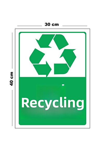 Lucena Metal Recycling 30 cm X 40 cm A3 Size Warning Sign Diversion Sign