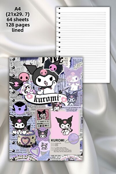 daily notebook دفتر ملاحظات مدرسي مقاس A4 كورومي - 64 ورقة (21x29,7 سم)