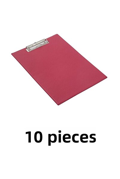 KRAF 10 bucăți A4 dosar fără copertă roșu