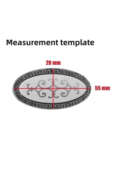 Badem10 Select Button Metal White Antique Antique Copper (4 Pcs) Furniture Kitchen Drawer Cabinet Handle Handle