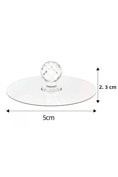 3B Trend Multi-Purpose Adhesive Crystal Holder Handle 4 Pieces