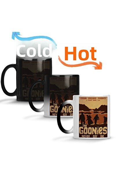 Baskı Dükkanı Goonies Never Say Die Magic Mug Cup Porcelain