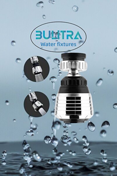 BULİTRA Su Armatürleri رأس صنبور صغير ذو وظيفتين، صنبور حوض المطبخ الدوار مع ...