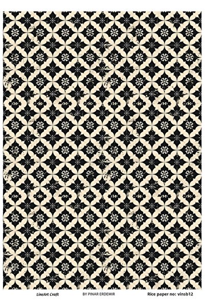 LİNEART LA-VINSB12 Model LineArt Brass Decopage Paper