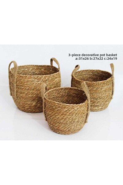 Cherry Collection Coș decorativ multifuncțional pentru ghivece, organizator d...