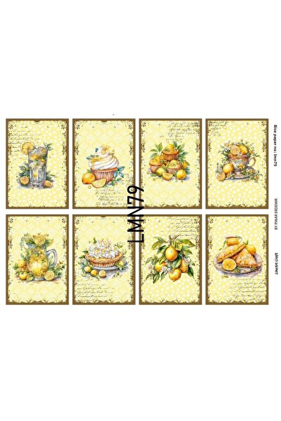 LİNEART ورق ديكوباج LineArt بنمط نحاسي - LA-LMN79