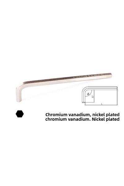 İzeltaş مفتاح ألن سداسي الزوايا بطول 4 مم