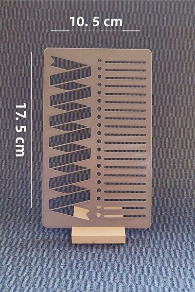 Karmelom Studio Bullet Journal Decorative Ribbon and List Drawing Template Ru...