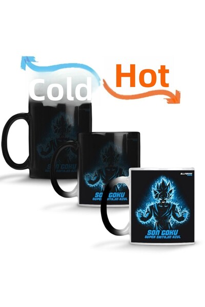 Baskı Dükkanı كوب سون جوكو سوبر ساياجين ازول 03 كوب سحري بورسلين