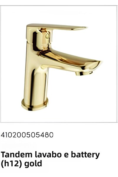 KALE TANDEM SINK BATTERY GOLD (GOLD)