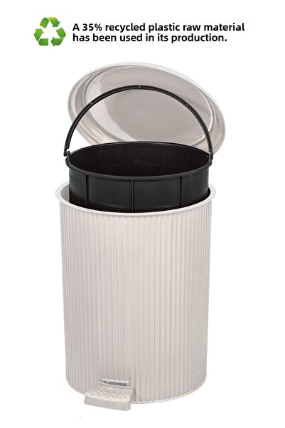Elif Nostalgia Pedal Trash Can: 6 Liters
