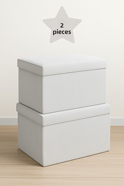 YELLOW STARY HOME DECOR (2 Pcs)Mega Size Multi-Purpose Storage Box,Box Pouch,...