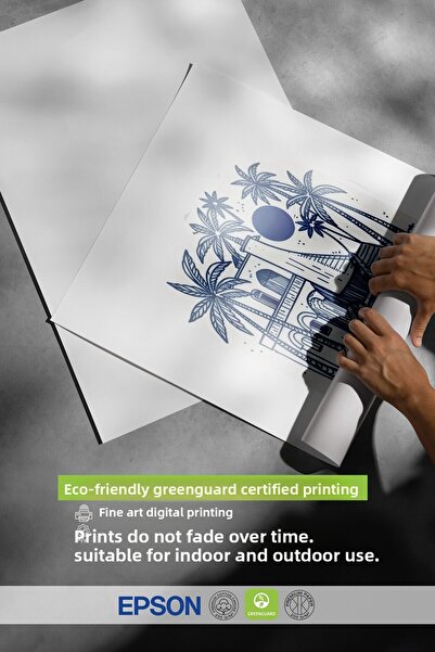 Postifull Frameless Wall Poster, Pulcherrimi, Illustration, Blue Color Poster, Summer Selection 2025, No:109566