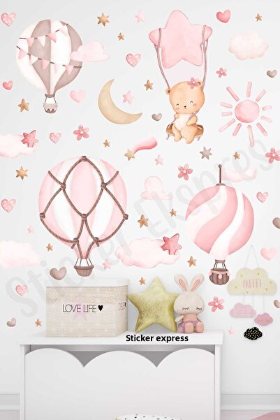 Sticker Ekspres Set de autocolante de perete pentru camera copiilor cu ursule...