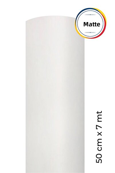 Ecce Matt White Adhesive Foil 50 cm X 7 Mt