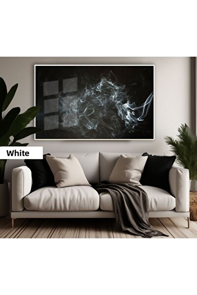 Harikabirev HARİKABİREV | MODEL SILUETĂ DE FUM DE CULOARE ALB&NEGRU | TABLO D...