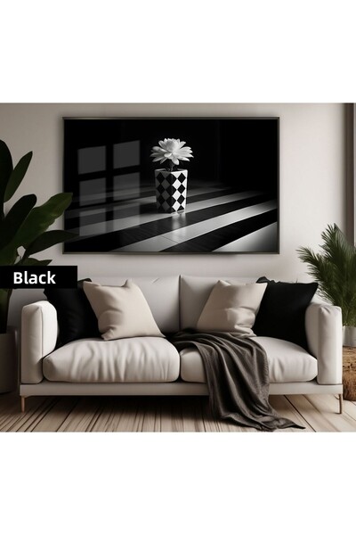 Harikabirev HARİKABİREV | MODEL DE FLORI CU MODEL DE DAME CULOARE ALB&NEGRU |...